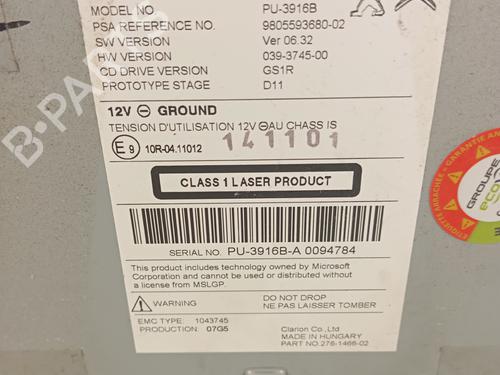 Display monitor PEUGEOT 308 II (LB_, LP_, LW_, LH_, L3_) 2.0 BlueHDi 150 | BP29979460C48 