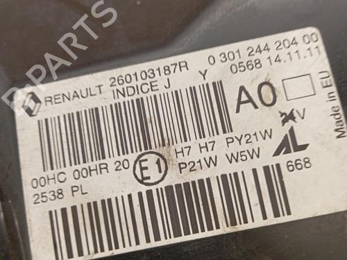 Right headlight RENAULT MEGANE III Hatchback (BZ0/1_, B3_) 1.5 dCi (BZ09, BZ0D, BZ1W, BZ29, BZ14) | BP32723281C29 - Image 3