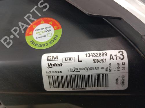 Left headlight OPEL CORSA D (S07) 1.3 CDTI (L08, L68) | BP32420143C28