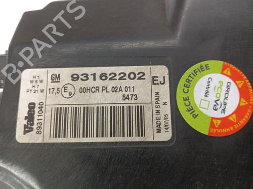 Right headlight OPEL TIGRA TwinTop (X04) 1.4 (R97) | BP30965082C29