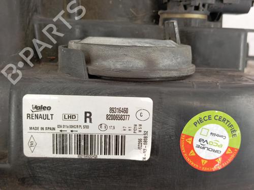 Right headlight RENAULT MODUS / GRAND MODUS (F/JP0_) 1.5 dCi 75 | BP29612219C29 