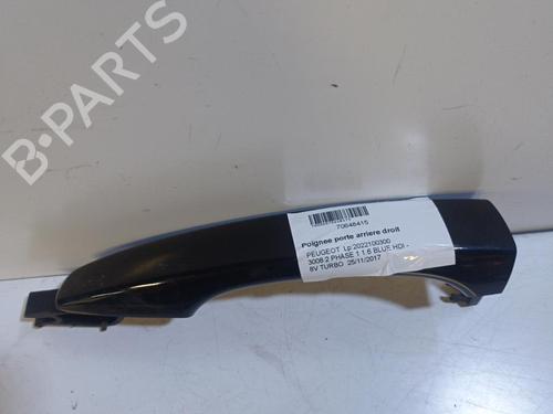 Used Rear right exterior door handle PEUGEOT 3008 II SUV (MC_, MR_, MJ_, M4_) 1.6 BlueHDi 120 (120 hp) 28342298