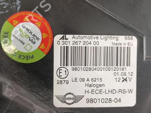 Right headlight MINI MINI COUNTRYMAN (R60) Cooper D ALL4 | BP39582225C29 - Image 5