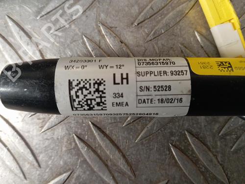 Front left seatbelt FIAT 500X (334_) 1.6 D Multijet (334AXA1B, 334AXA11) | BP31756716I26 