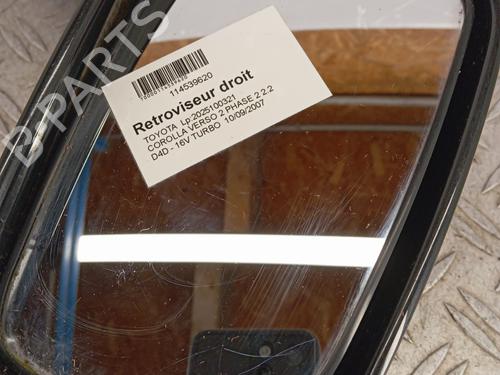 Right mirror TOYOTA COROLLA Verso (ZER_, ZZE12_, R1_) 2.2 D-4D (AUR10_, AUR10R) | BP30181364C27