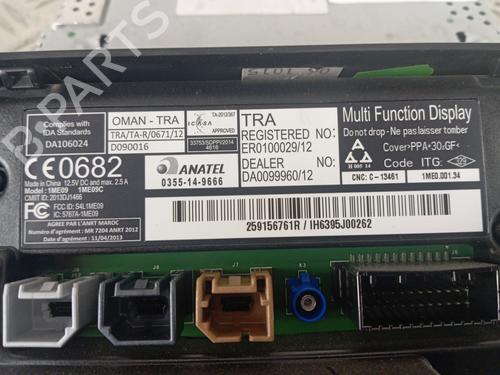 Display monitor RENAULT MEGANE III Grandtour (KZ0/1) 1.5 dCi (KZ09, KZ0D, KZ1G, KZ29, KZ14, KZ1W, KZ10, KZ1F,... | BP29338562C48