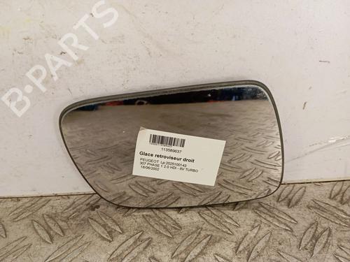 Used Right mirror glass PEUGEOT 307 (3A/C) 2.0 HDi 110 (107 hp) 29845178