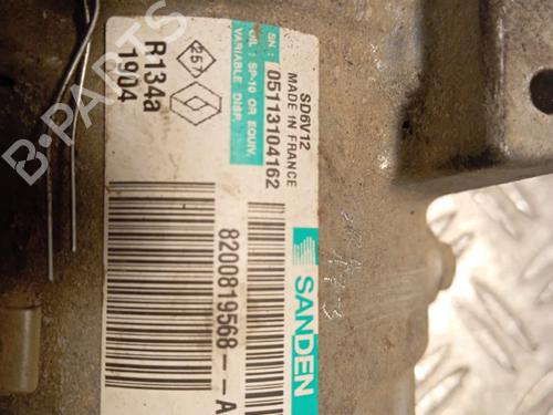 AC compressor RENAULT CLIO III (BR0/1, CR0/1) 1.2 16V Hi-Flex (BR1U, CR1U) | BP28338232M34 