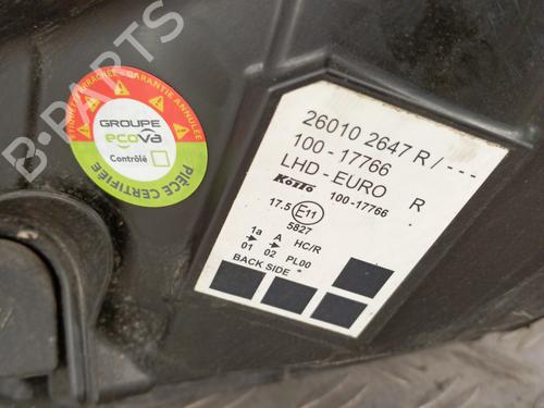 Right headlight RENAULT KANGOO Express (FW0/1_) 1.5 dCi 90 (FW0G, FW05, FW08, FW11) | BP31907737C29