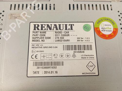 Display monitor RENAULT CLIO IV (BH_) 1.2 TCe 120 (BHM0) | BP29915417C48