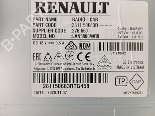 Display monitor RENAULT TRAFIC III Van (FG_) 2.0 dCi 145 (FGML) | BP28345455C48 