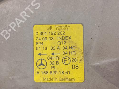 Right headlight MERCEDES-BENZ A-CLASS (W168) A 170 CDI (168.009, 168.109) | BP28345313C29 