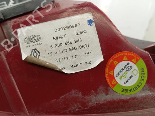 Used Right taillight Right taillight RENAULT CLIO III (BR0/1, CR0/1) 1.5 dCi (88 hp) 36151036 36151036