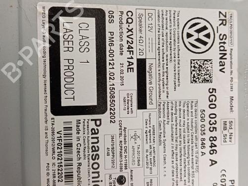 Display monitor VW GOLF SPORTSVAN VII (AM1, AN1) 2.0 TDI | BP28346681C48 