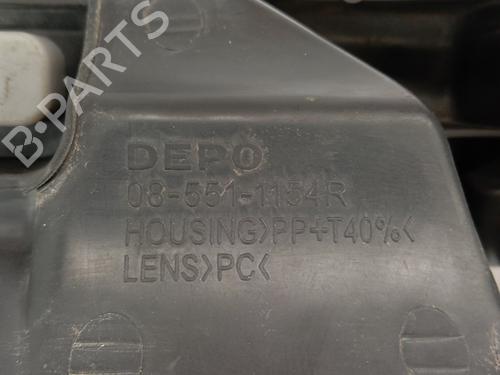 Right headlight RENAULT LAGUNA II Grandtour (KG0/1_) 1.9 dCi | BP29068525C29 