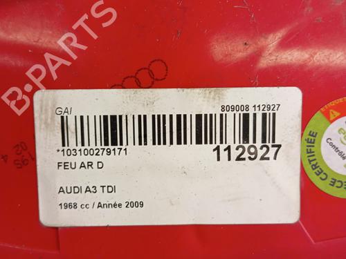 Right taillight AUDI A3 (8P1) 1.6 TDI | BP31176740C35 
