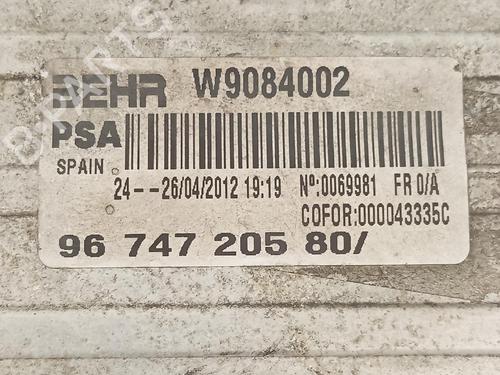 Intercooler Intercooler PEUGEOT 3008 I MPV (0U_) [2009-2017] 36817778 36817778