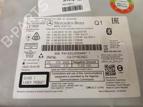 Display monitor MERCEDES-BENZ A-CLASS (W176) A 200 CDI / d (176.008) | BP30149041C48