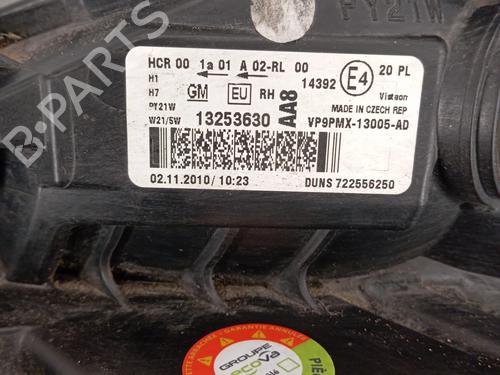 Used Right headlight Right headlight OPEL MERIVA B MPV (S10) 1.3 CDTI (75) (95 hp) 29912891 29912891