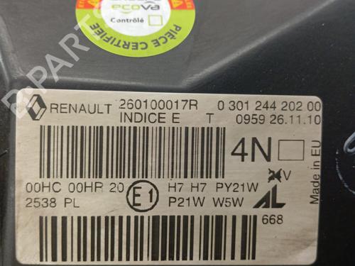 Right headlight RENAULT MEGANE III Hatchback (BZ0/1_, B3_) 1.4 TCe (BZ0F, BZ1V) | BP32389918C29 