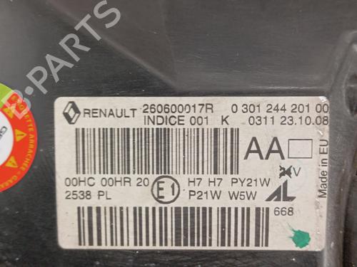 Faro izquierdo RENAULT MEGANE III Hatchback (BZ0/1_, B3_) 1.9 dCi (BZ0N, BZ0J) | BP29148877C28 
