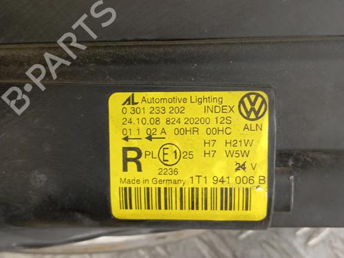 Right headlight VW TOURAN (1T1, 1T2) 2.0 TDI 16V | BP29412421C29 