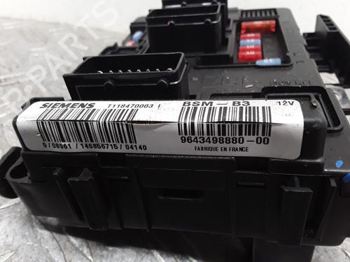 Used Fuse box Fuse box PEUGEOT 206 SW (2E/K) 2.0 HDi (90 hp) 28343036 28343036