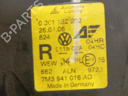 Right headlight VW SHARAN (7M8, 7M9, 7M6) 2.0 TDI | BP28346463C29 