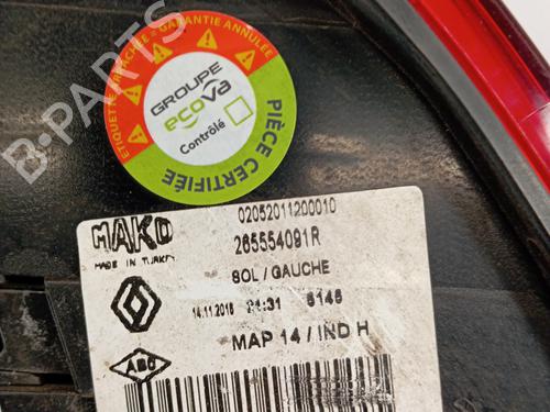Left taillight RENAULT CLIO IV (BH_) 1.2 TCe 120 (BHM0) | BP29612217C34
