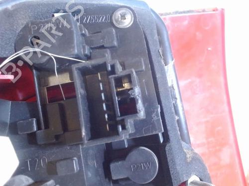 Used Left taillight FIAT MULTIPLA (186_) 1.9 JTD (186AXE1A) (120 hp) 28341209