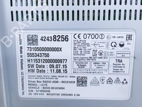 Radio OPEL ASTRA K (B16)  | BP21770991E6 