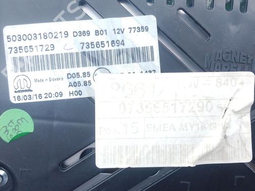 Instrument cluster JEEP RENEGADE SUV (BU, B1, BV) 2.0 CRD 4x4 | BP31145752C47