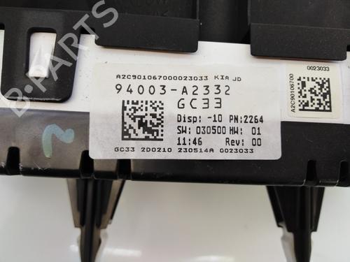 Instrument cluster KIA CEE'D (JD)  | BP7512712C47 