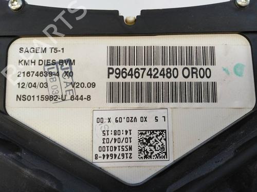 Instrument cluster PEUGEOT 307 SW (3H)  | BP7664967C47 