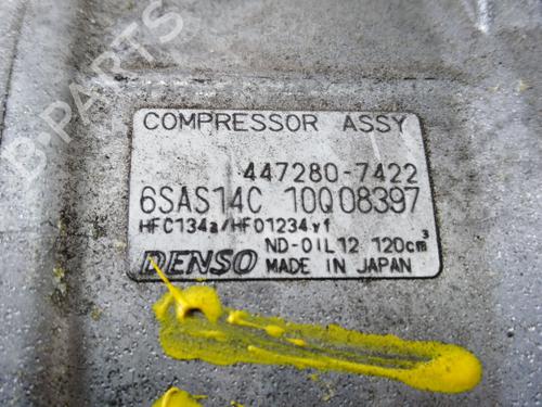 AC compressor MERCEDES-BENZ A-CLASS (W176) A 220 CDI 4-matic (176.005) | BP7633985M34 