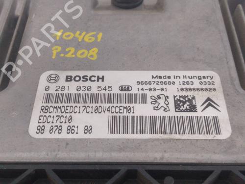 Engine control unit (ECU) PEUGEOT 208 I (CA_, CC_) 1.4 HDi | BP10410596M57 