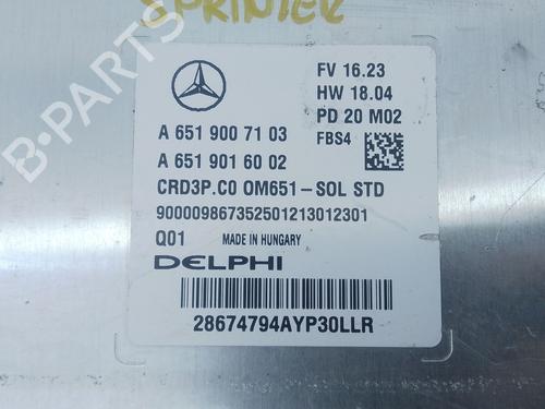 Engine control unit (ECU) MERCEDES-BENZ SPRINTER 3,5-t Van (B907, B910) 314 CDI RWD (907.631, 907.633, 907.635, 907.637) | BP32078170M57 - Image 3