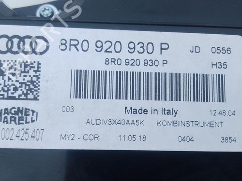 Instrument cluster AUDI Q5 (8RB) 2.0 TDI quattro | BP31145682C47