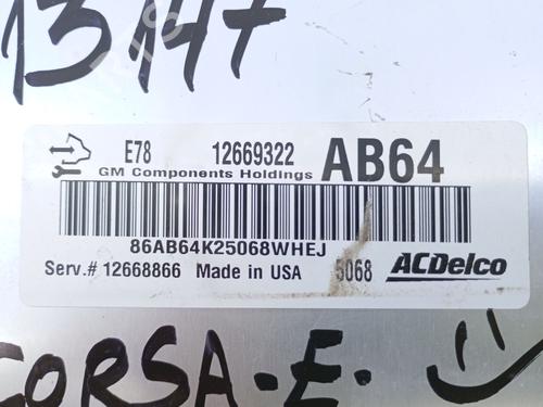 Engine control unit (ECU) OPEL CORSA E (X15) 1.4 (08, 68) | BP38466138M57 - Image 2