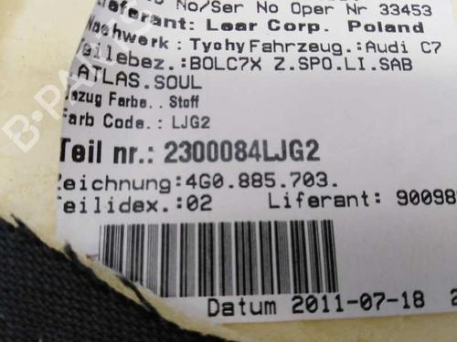 Left seat airbag AUDI A6 C7 (4G2, 4GC) 2.0 TDI | BP5259523C13 