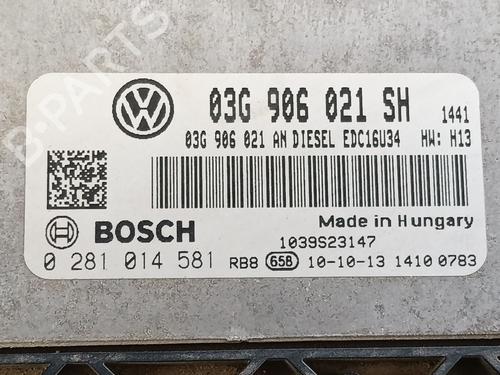 Engine control unit (ECU) SEAT LEON (1P1) 1.9 TDI | BP38532416M57 - Image 2