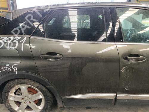 Right rear door PEUGEOT 3008 II SUV (MC_, MR_, MJ_, M4_) 1.2 THP/ PureTech 130 (MRHNSM, MRHNSU, MRHNSJ, MRHNYW,... BP28107991C5