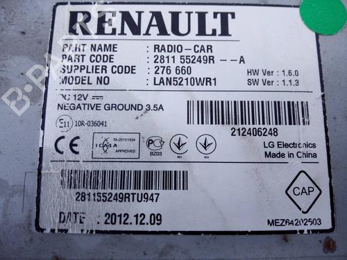 Radio RENAULT CLIO IV (BH_) 1.5 dCi 90 | BP16729934E6 