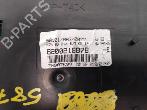 Instrument cluster RENAULT LAGUNA II (BG0/1_)  | BP3435787C47 