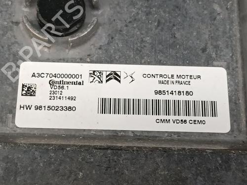 Engine control unit (ECU) PEUGEOT 2008 II (UD_, US_, UY_, UJ_, UR_, UC_) 1.2 PureTech 130 (USHNS, URHNS) | BP29185886M57 