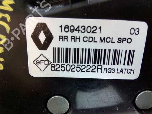 Rear right lock RENAULT MEGANE IV Hatchback (B9A/M/N_) 1.6 dCi 130 (B9A4) | BP754375C99 