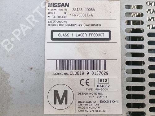 Radio NISSAN QASHQAI / QASHQAI +2 I (J10, NJ10, JJ10E)  | BP21176566E6 