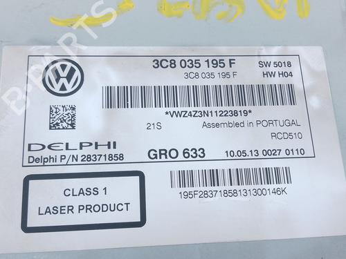 Radio VW PASSAT B7 (362) 2.0 TDI | BP37196763E6 - Image 3