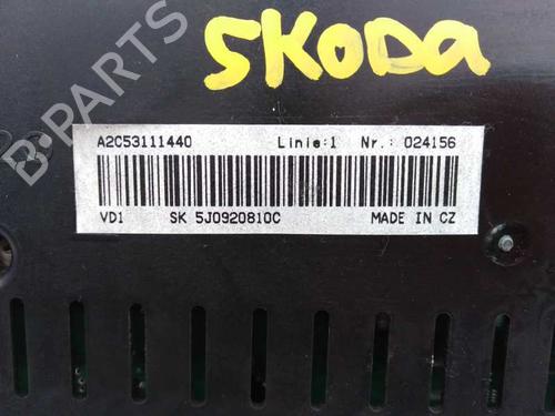 Instrument cluster SKODA ROOMSTER (5J7) 1.4 TDI | BP2531758C47 
