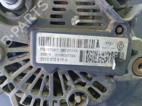 Alternator DACIA DUSTER (HS_)  | BP28142160M7 